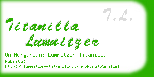 titanilla lumnitzer business card